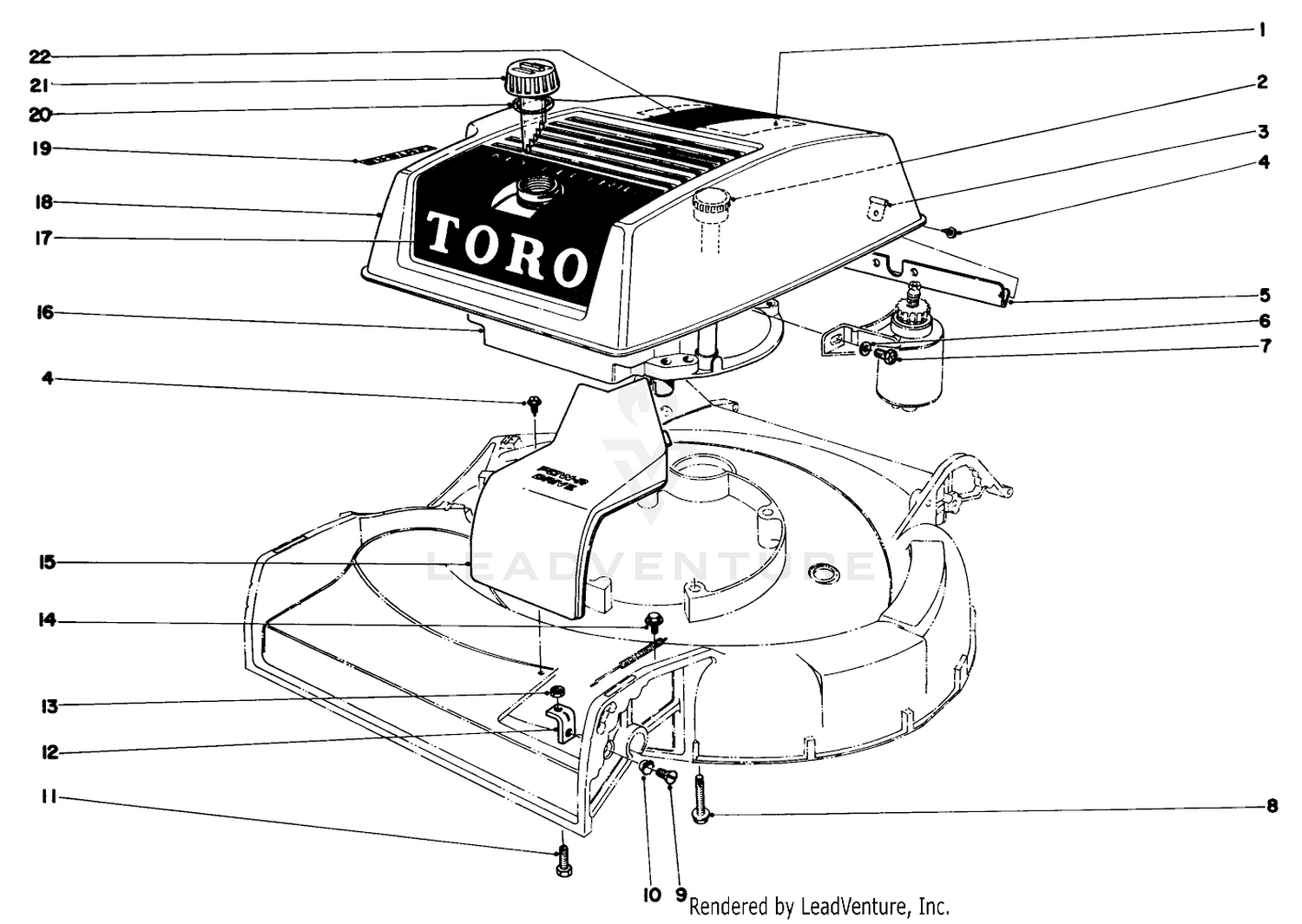 Engine Assembly Model No. 18257