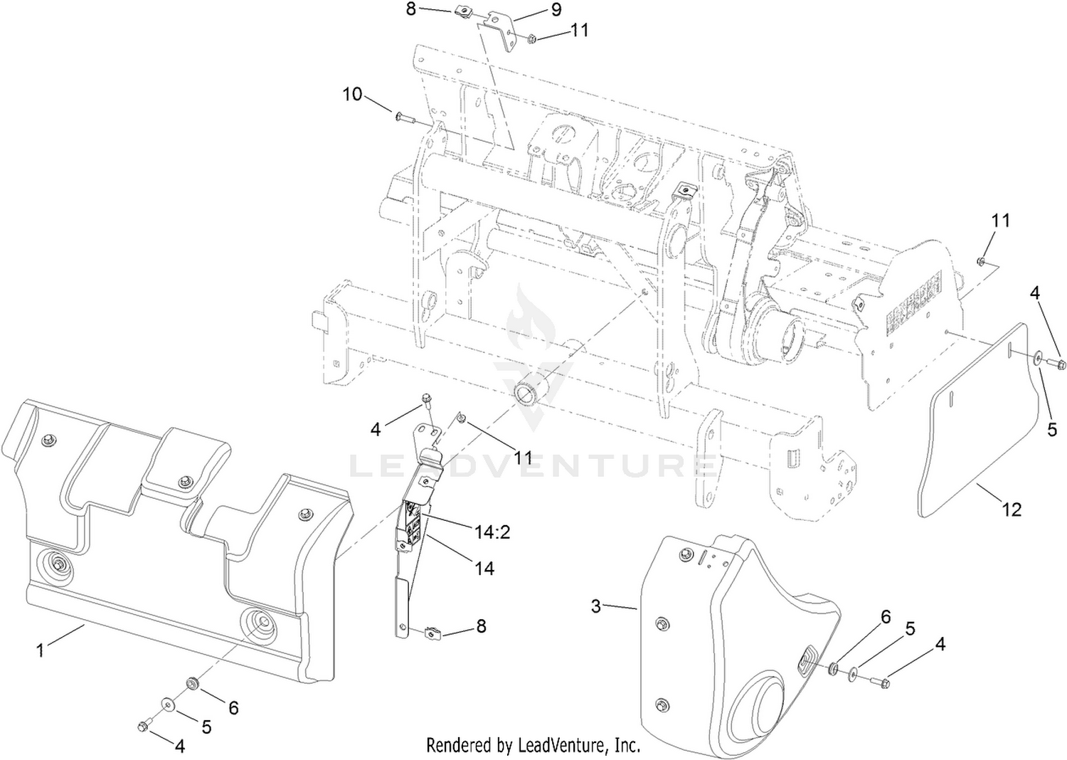 Left Hand Front Cover Assembly