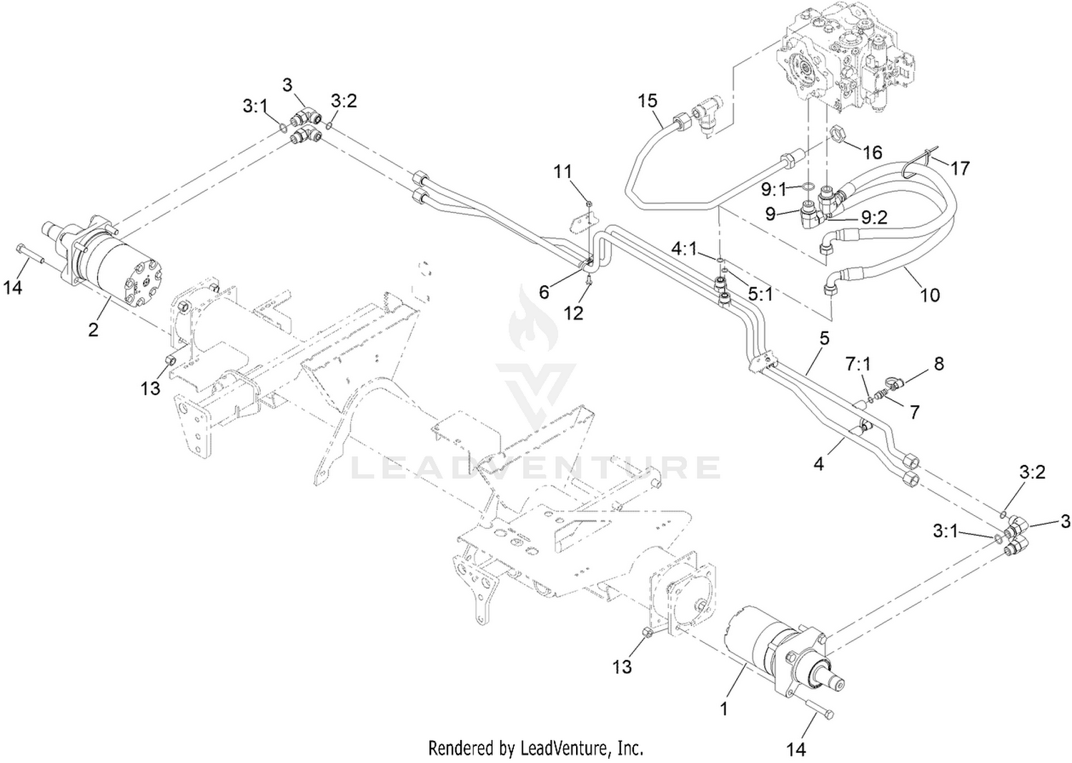 Traction Hydraulic Assembly