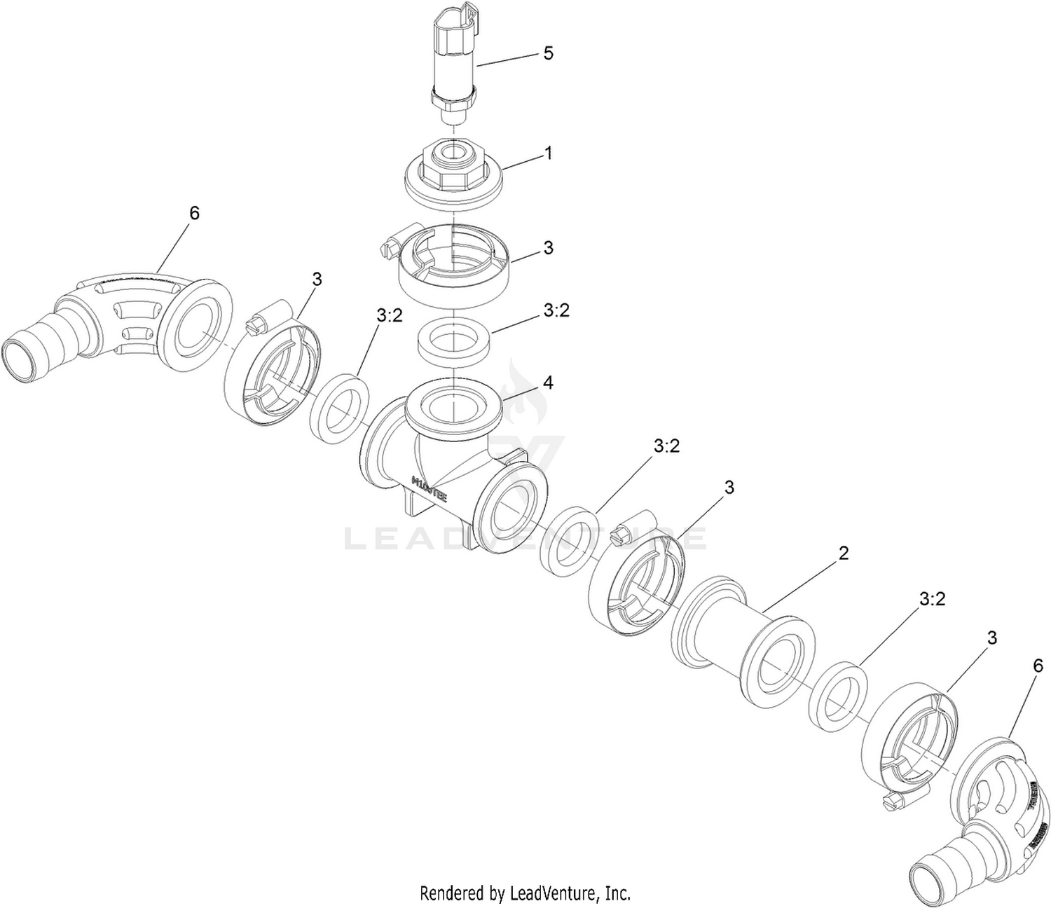 Connection Manifold Assembly No. 132-4250