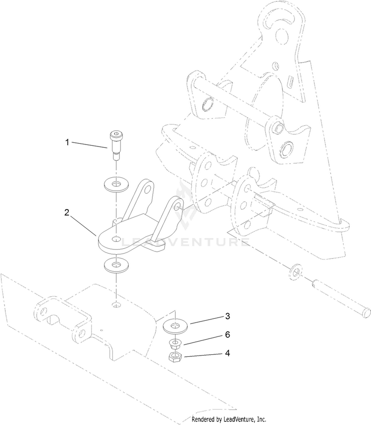 Hitch Pivot Assembly No. 119-2490