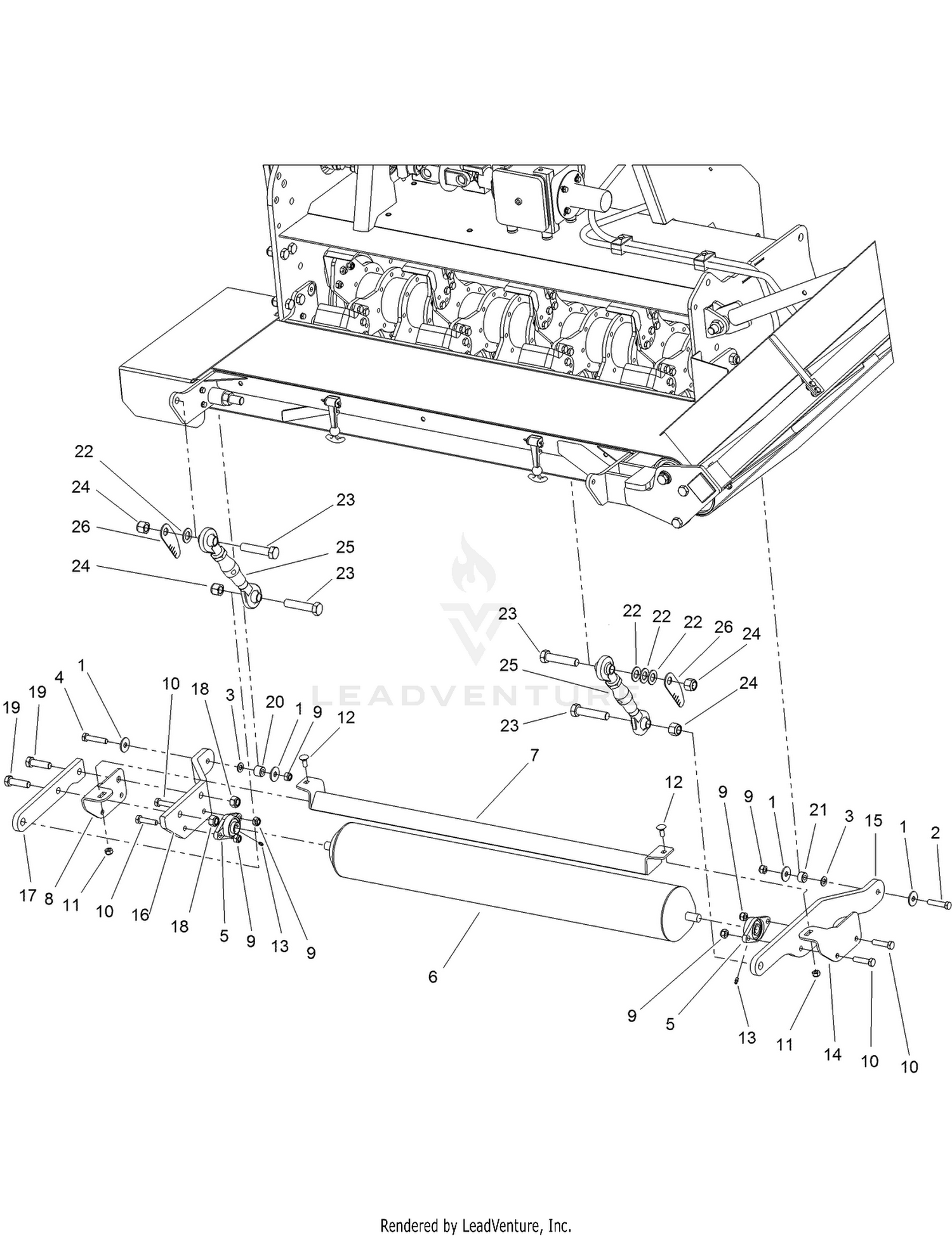 Rear Roller Assembly