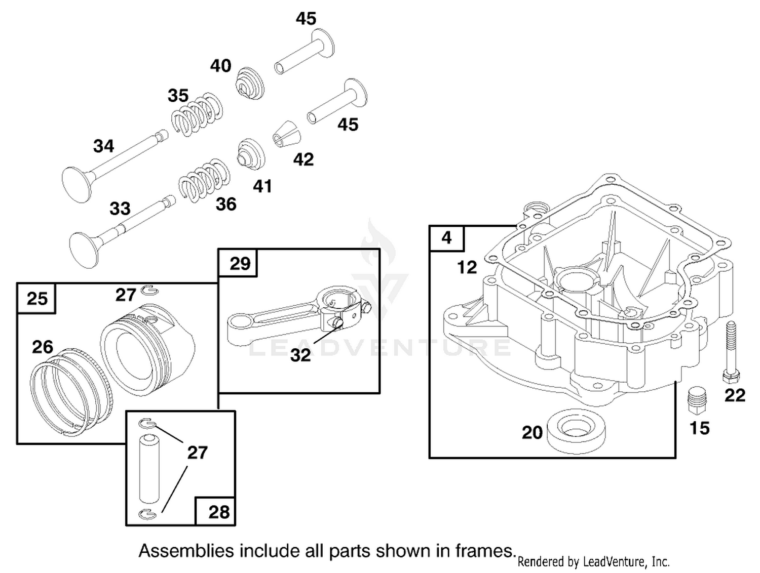 Engine Briggs  Stratton Model 28m707-1182-E1 3
