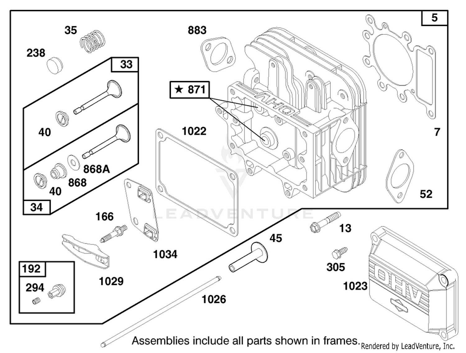 Engine Briggs  Stratton Model 28n707-0131-01 2
