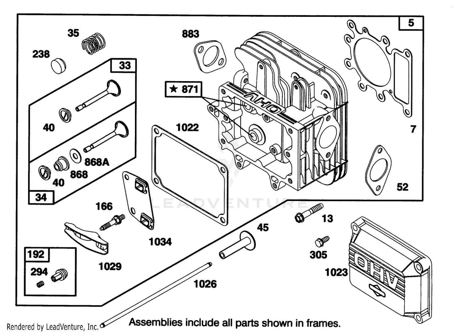 Engine Briggs  Stratton Model 28q777-0168-01 2