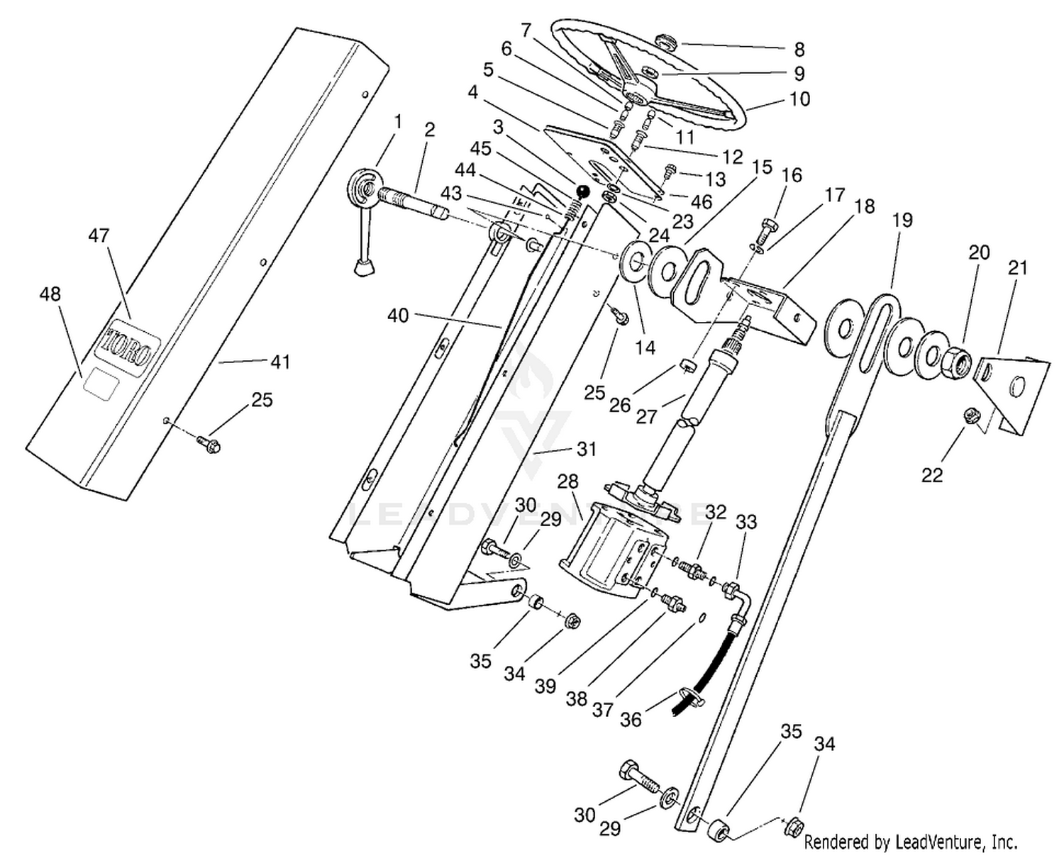 Steering Tower Assembly