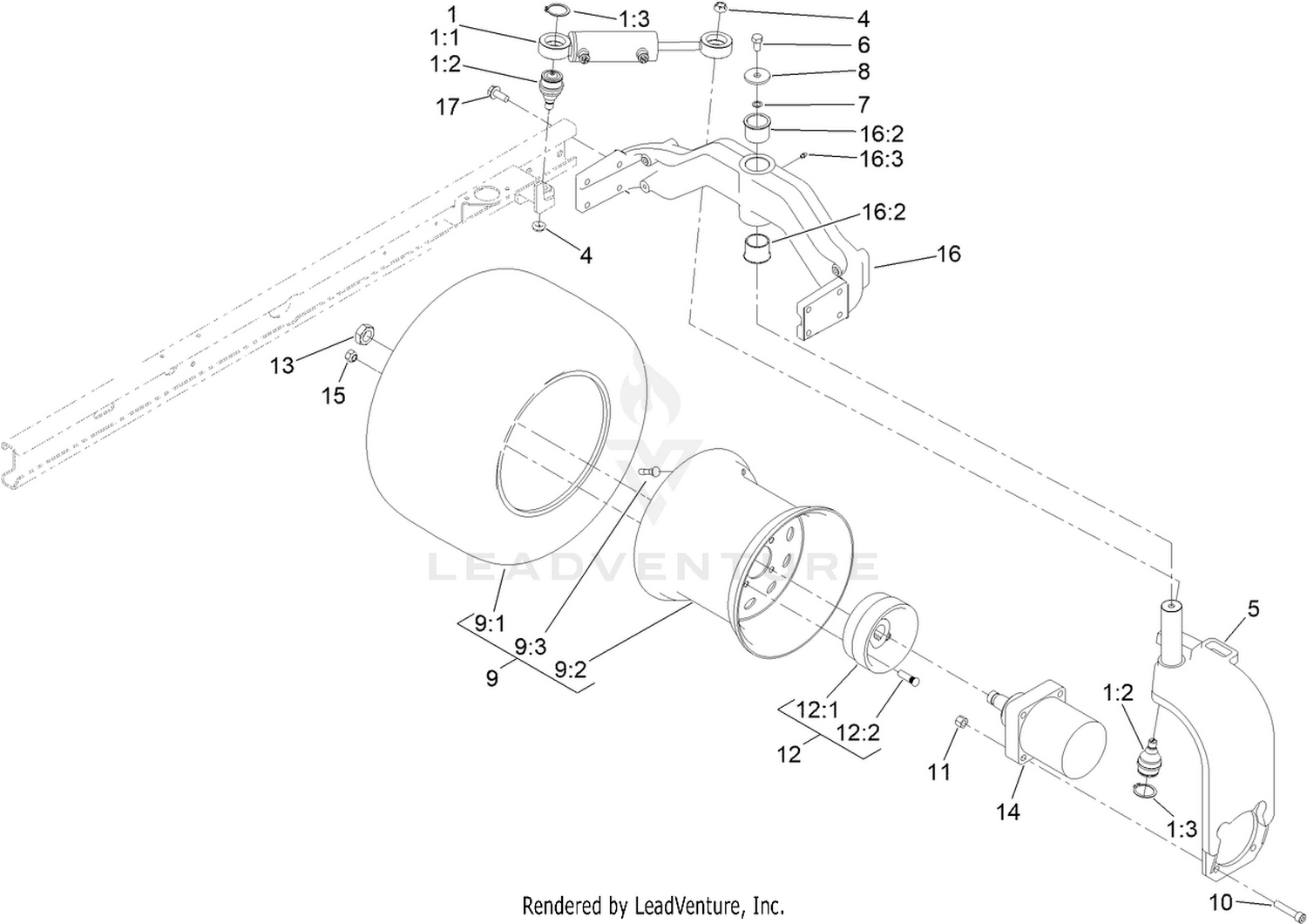 Rear Fork Assembly