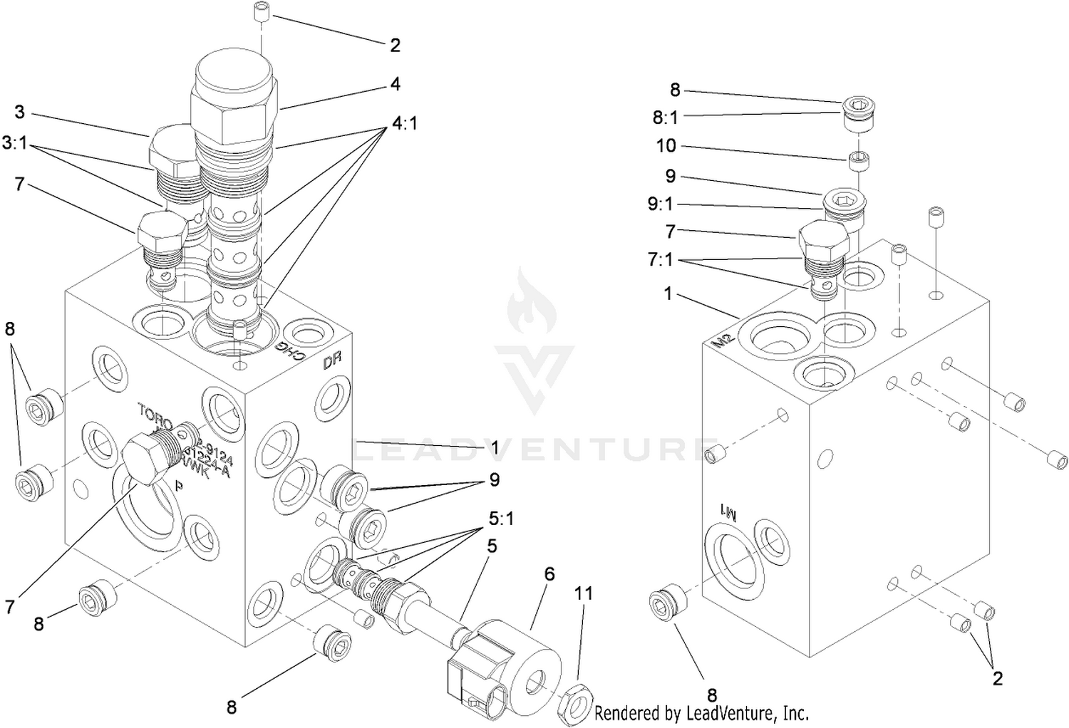 Traction Manifold Assembly No. 112-9124
