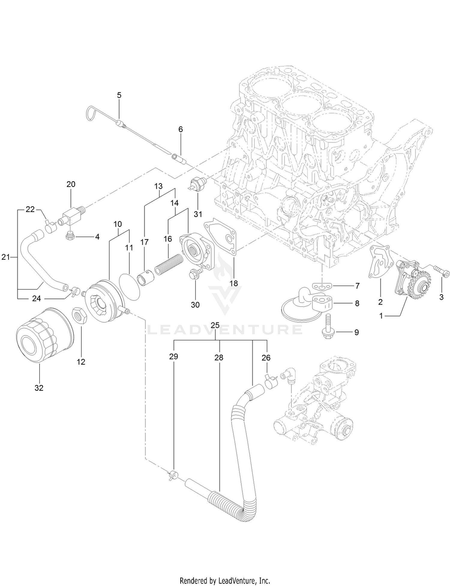 Lubrication and Oil System Assembly