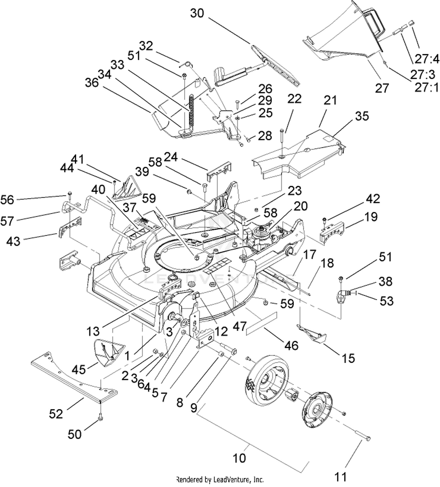 Housing and Discharge Assembly