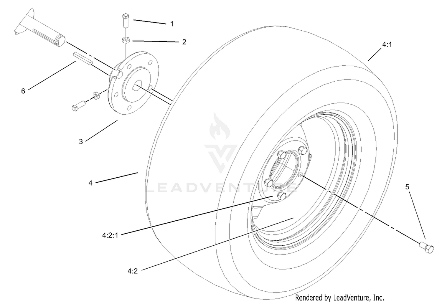 Rear Wheel Assembly