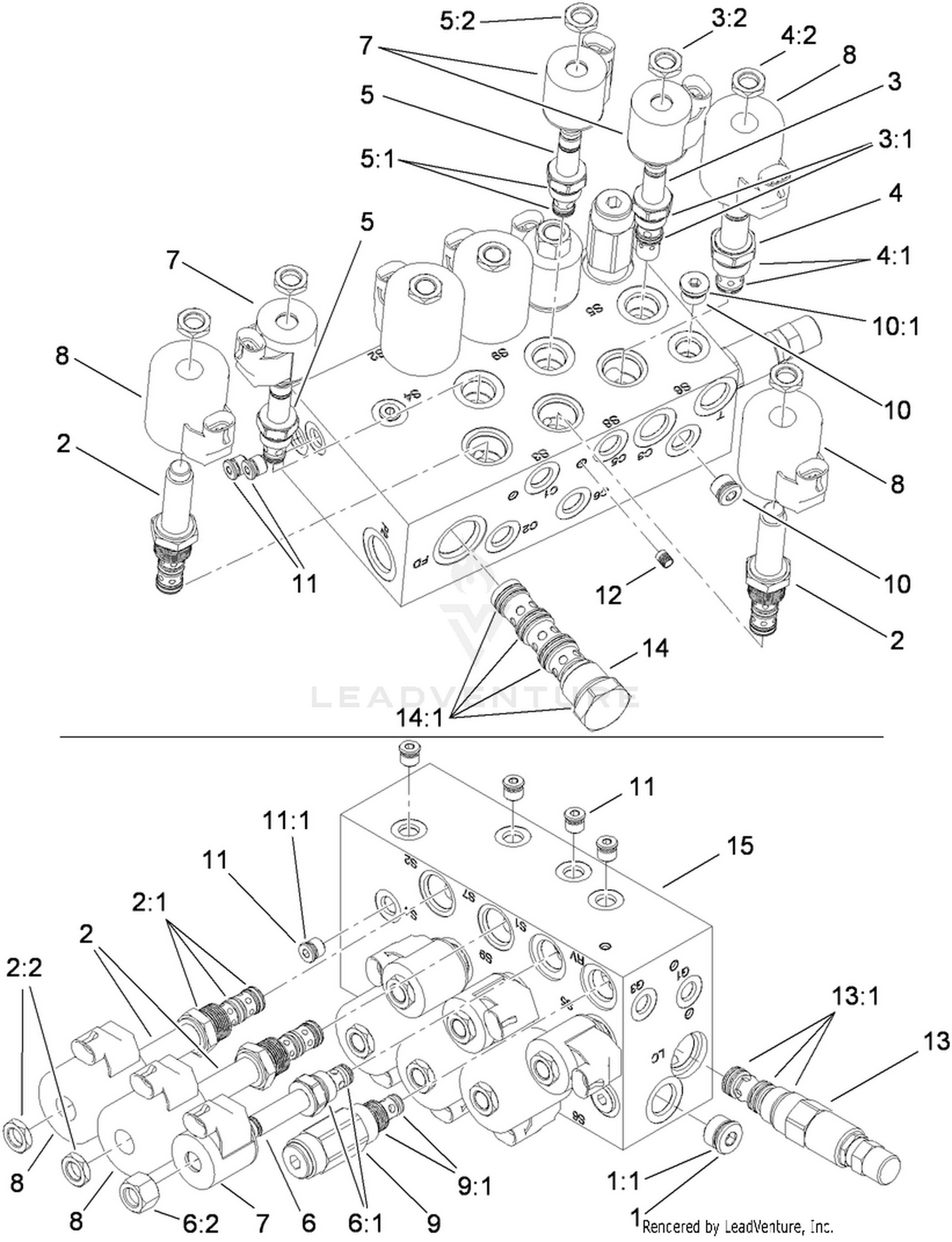 Manifold Lift Assembly No. 119-7709