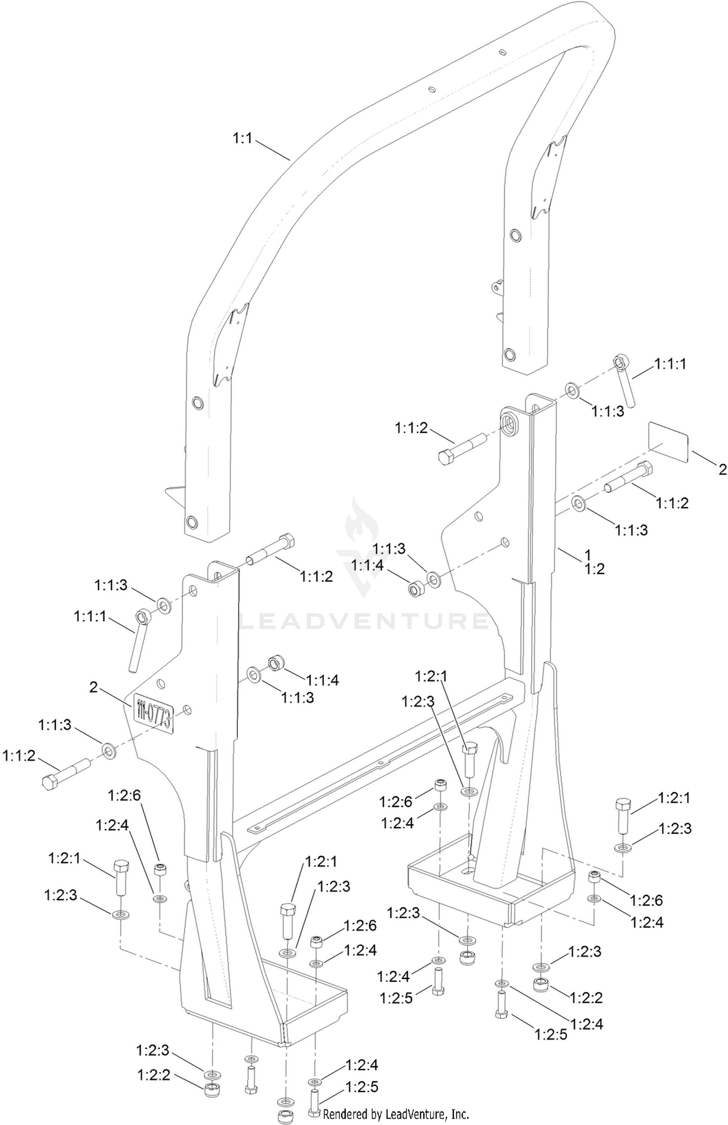 Roll-Over Protection System Assembly