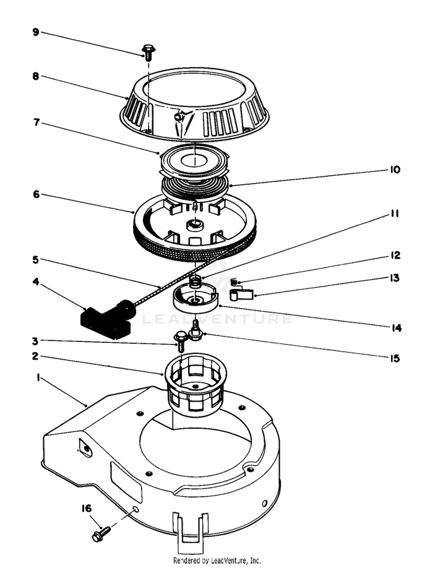 Recoil Assembly (engine No. 47pg6)