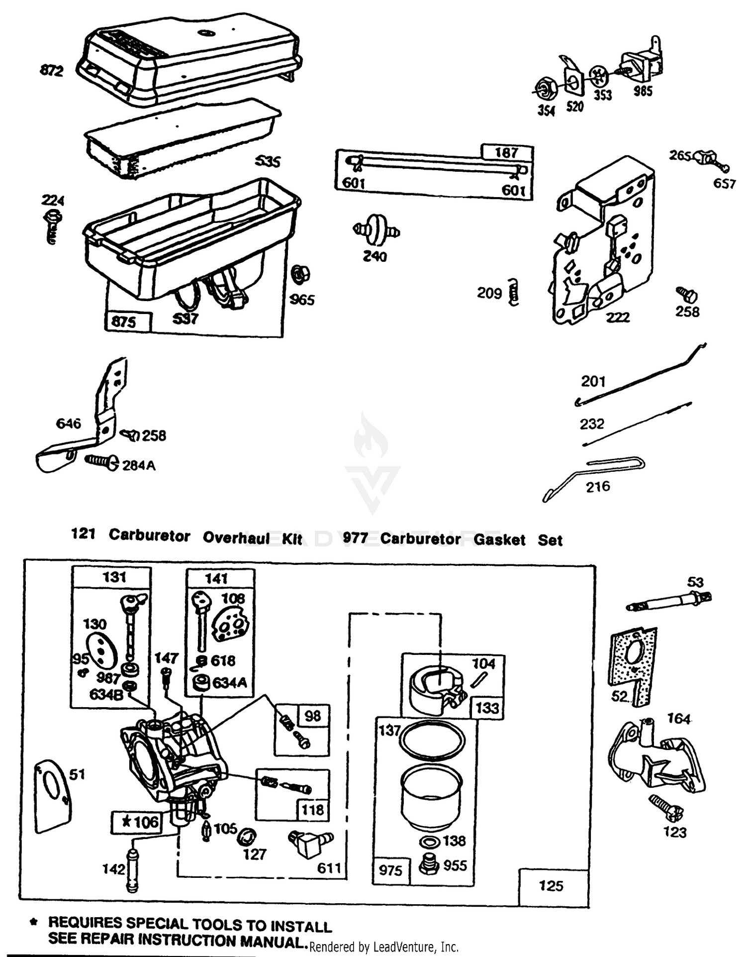 Briggs  Stratton Model 257707-0127-01 2