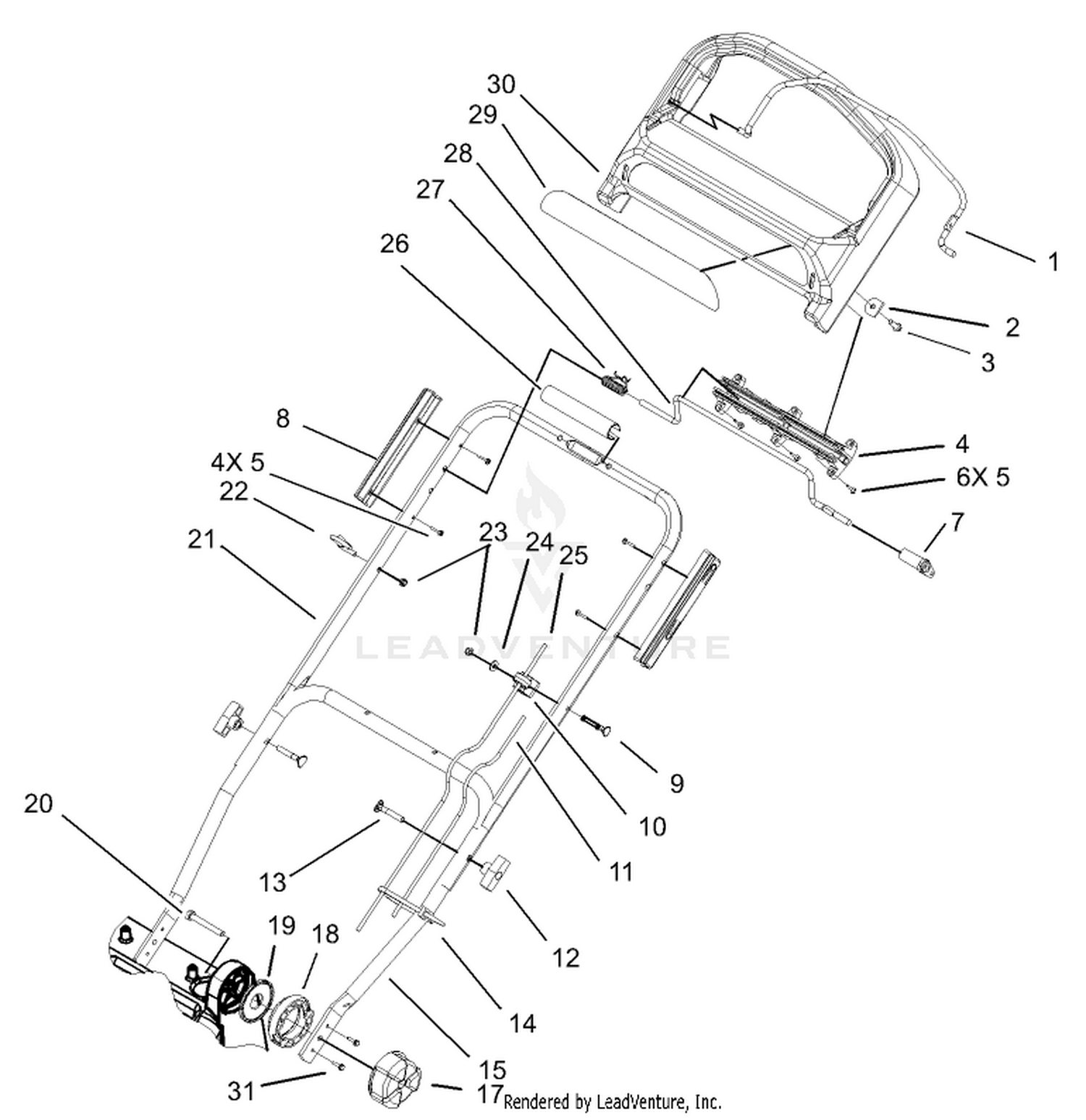 Handle and Control Assembly
