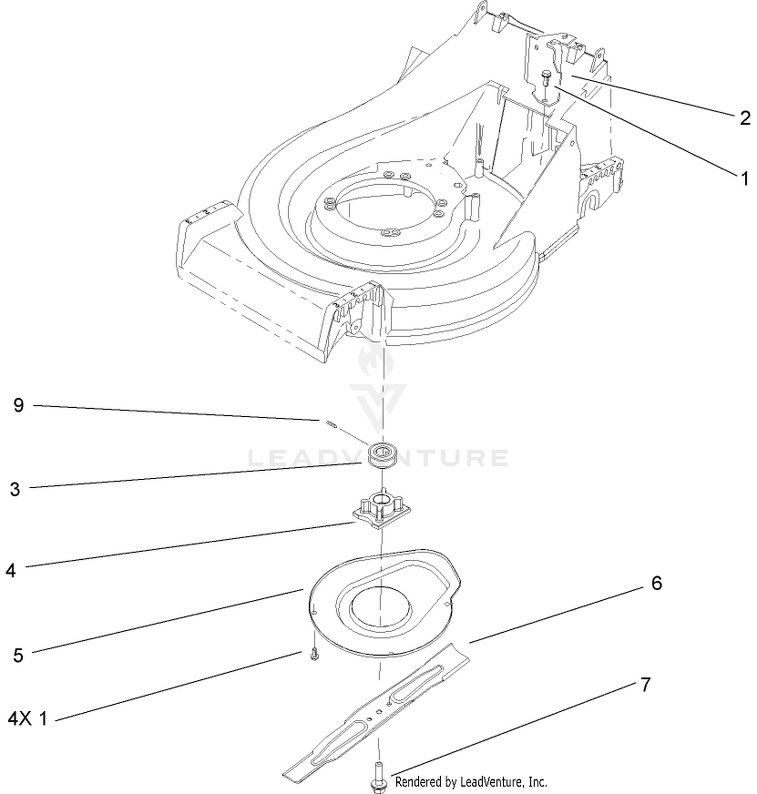 Blade and Brake Assembly