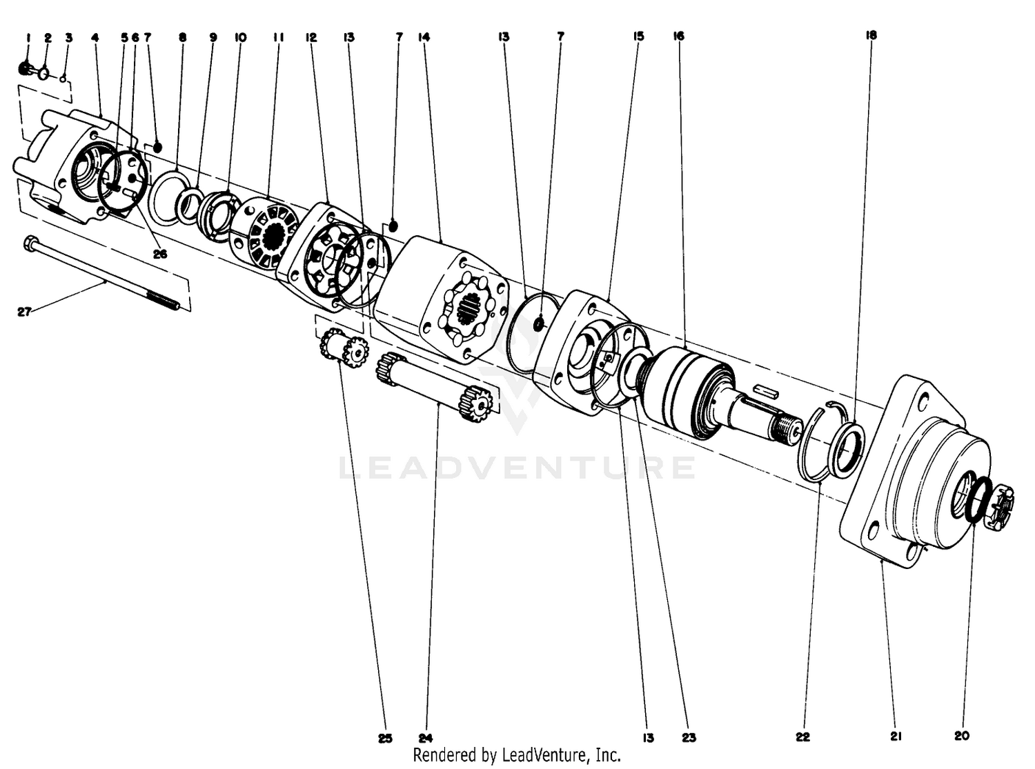 Rear Wheel Motor No. 36-5690