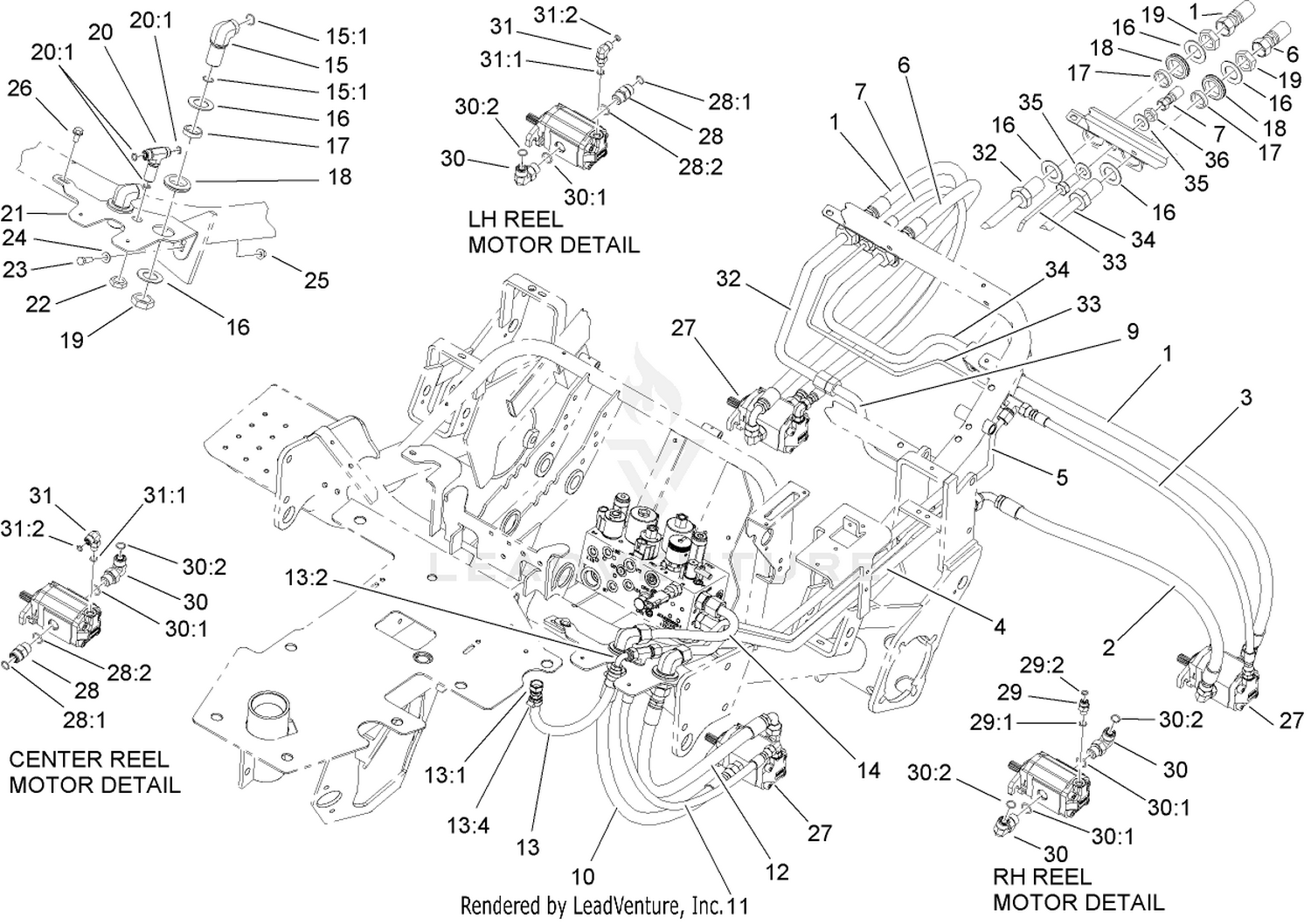 Hydraulic Reel Drive Assembly