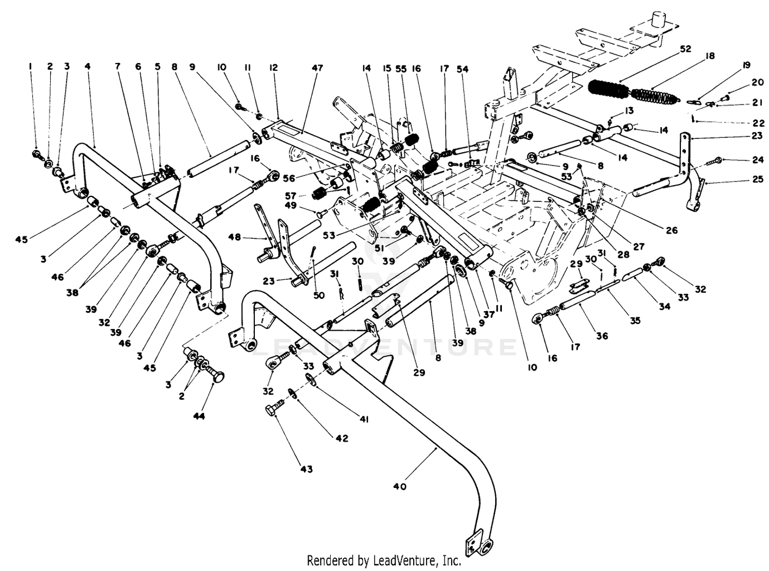 Cutting Unit Carrier Frame Assembly