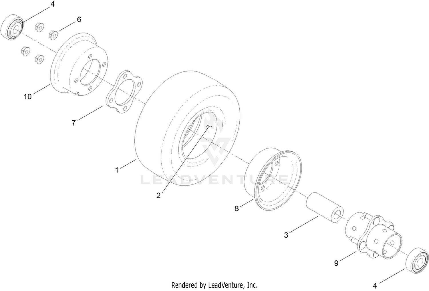 Wheel Assembly No. 93-9938