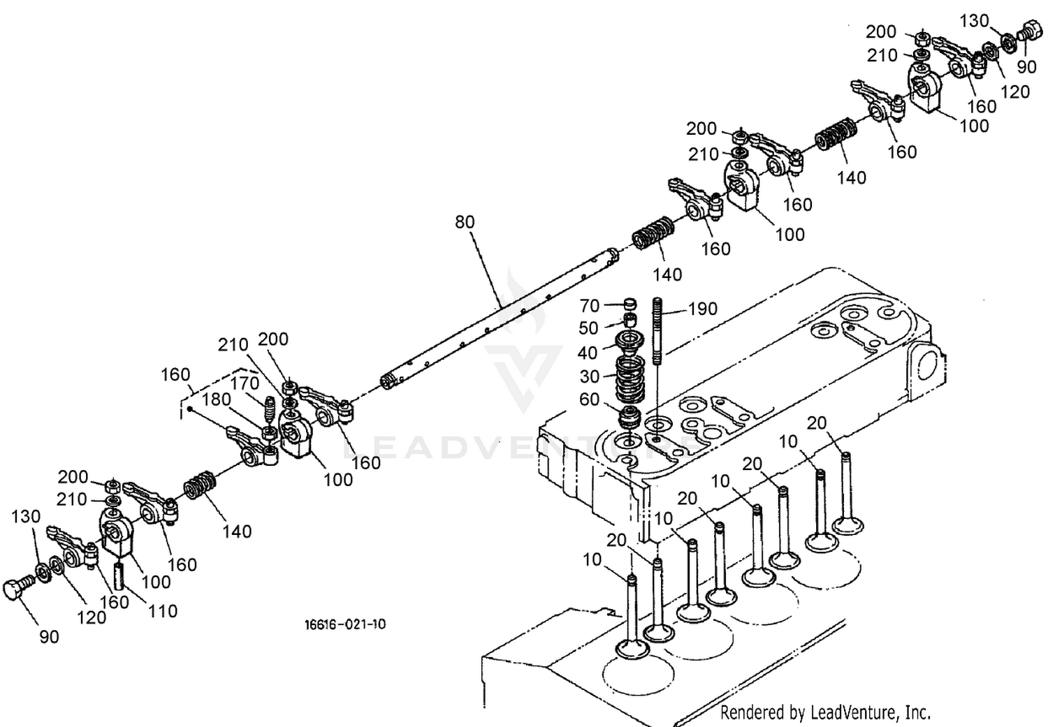 Valve and Rocker Arm Assembly