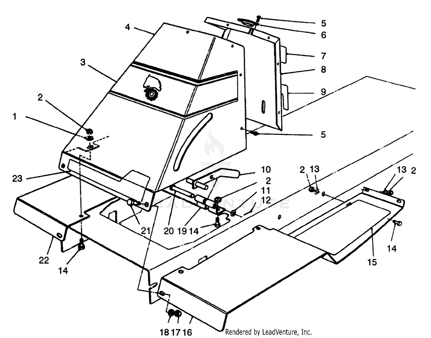 Front Tower Assembly