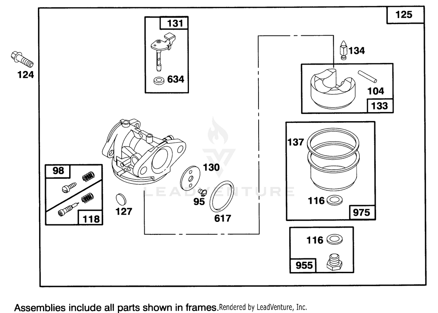 Engine Briggs  Stratton Model 127702-0131-01 3