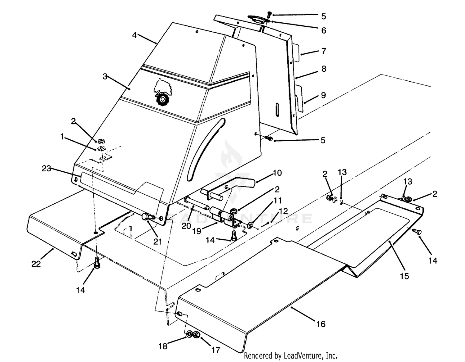 Front Tower Assembly