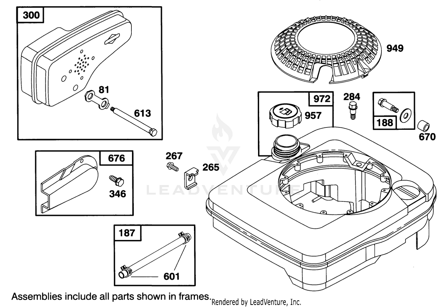 Engine Briggs  Stratton Model 122702-3171-01 6