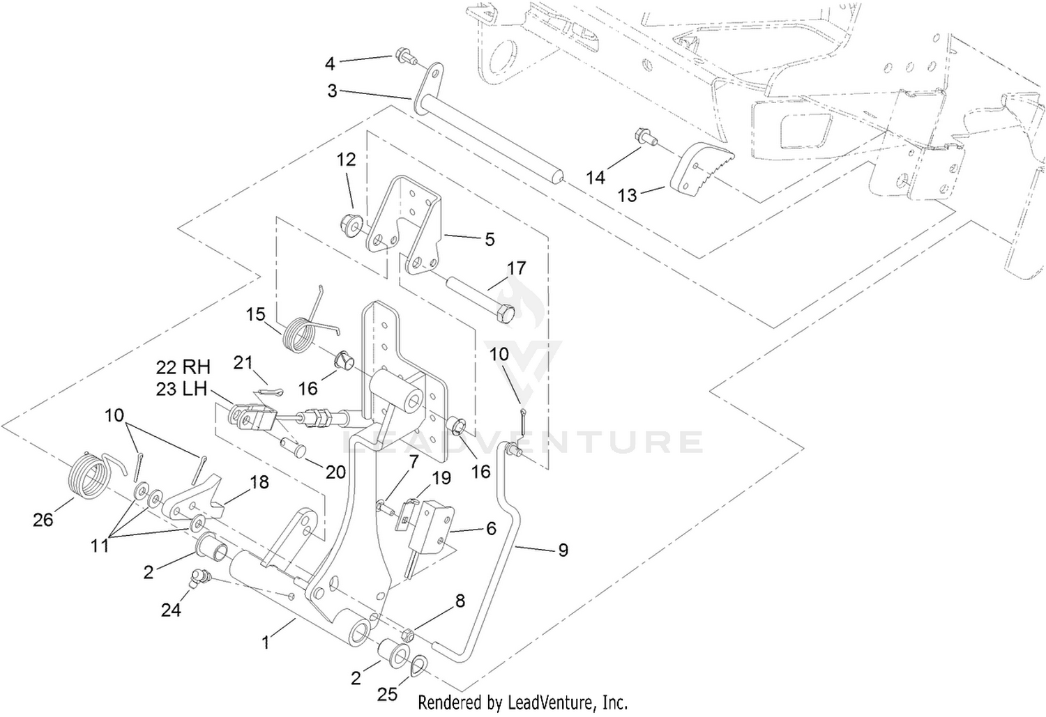 Brake Pedal Assembly