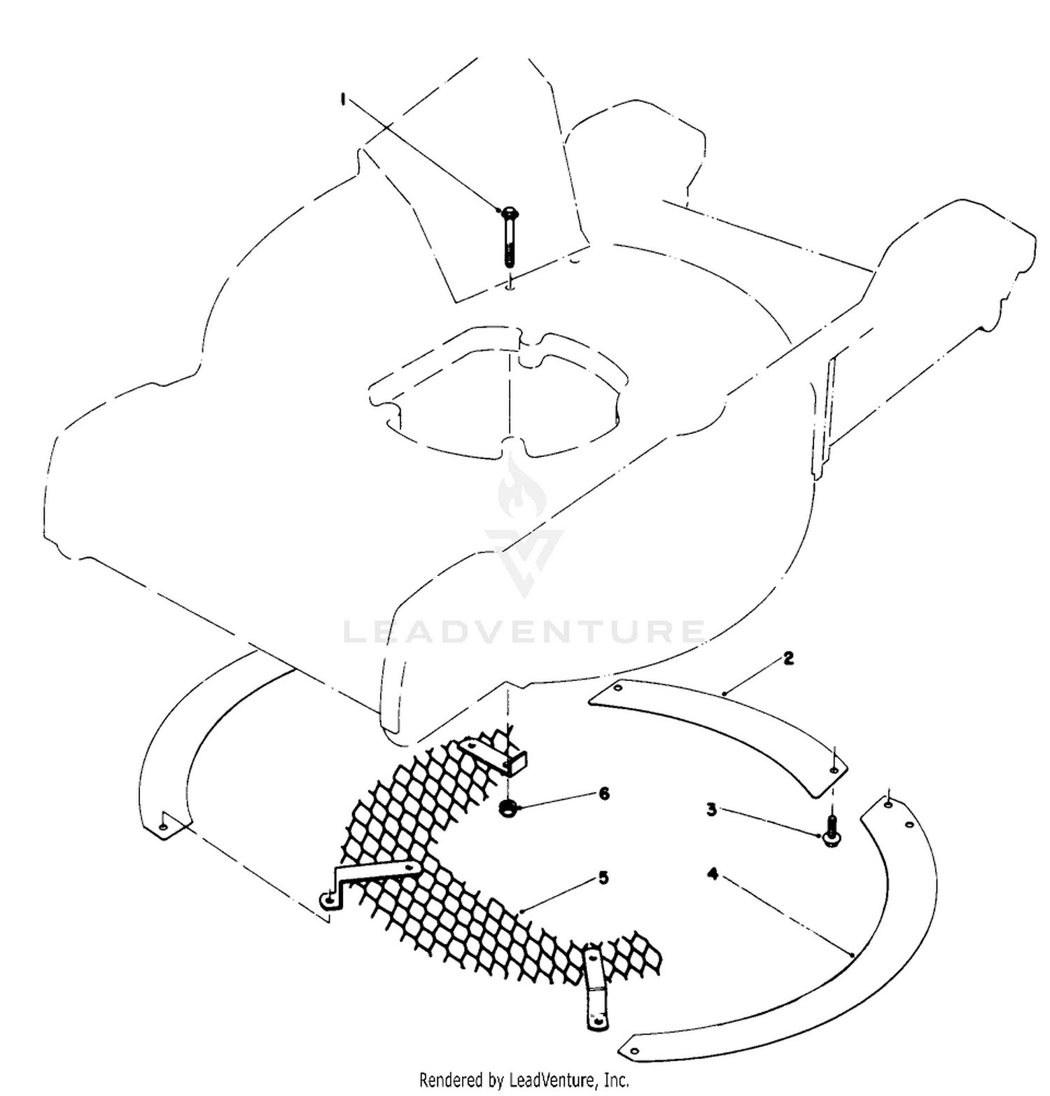 Leaf Shredder Kit No. 59100 (optional)