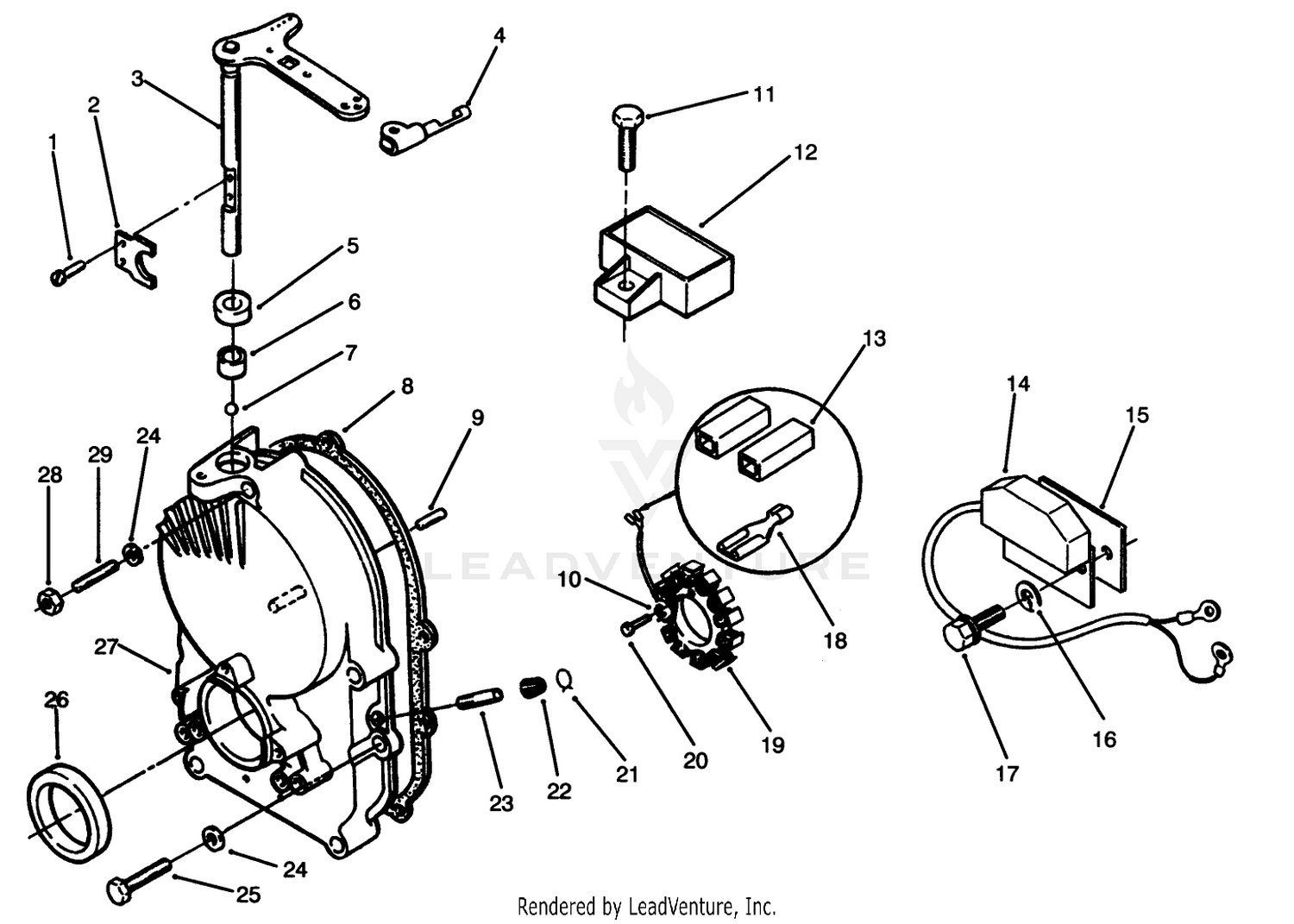 Gearcase  Ignition Controls