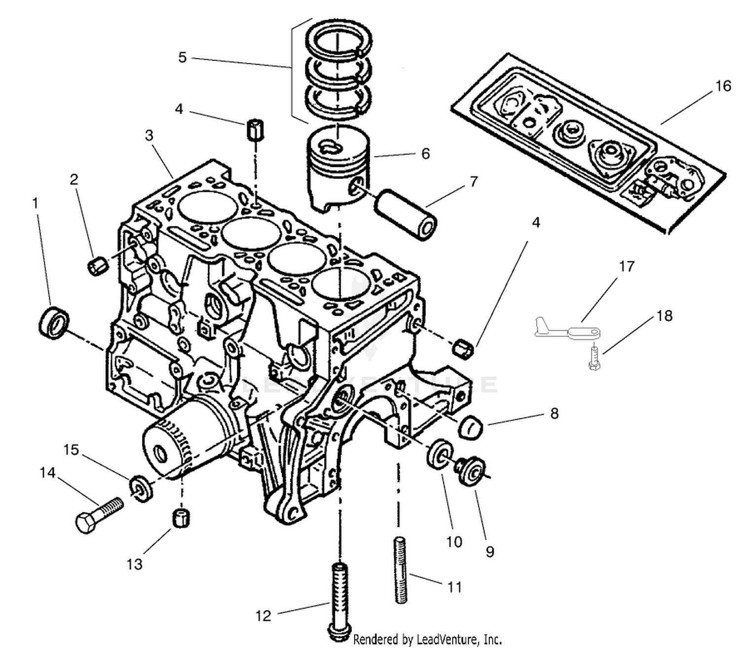 Cylinder Block Assembly