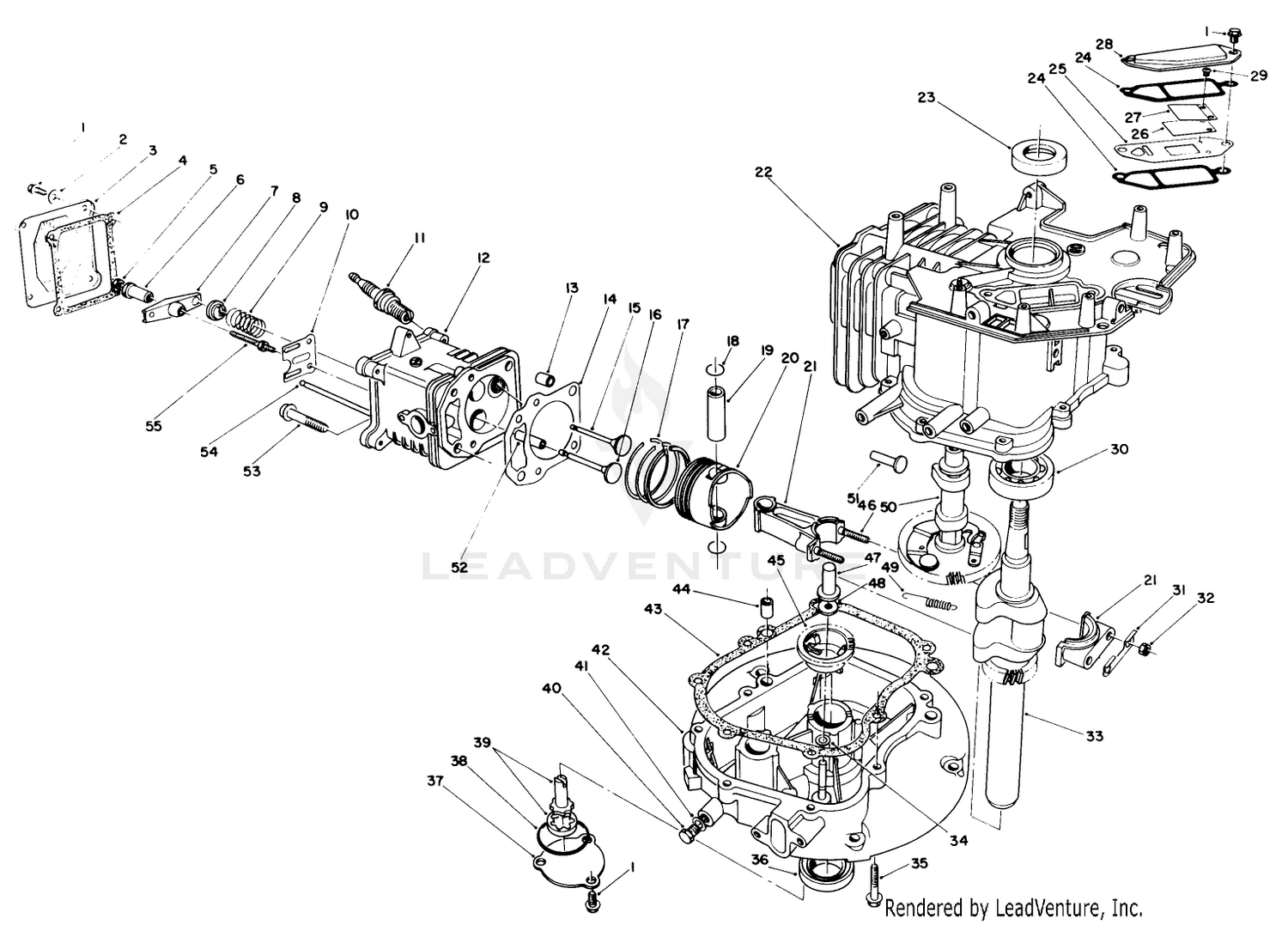 Engine Assembly (model No. Vmg6) 2