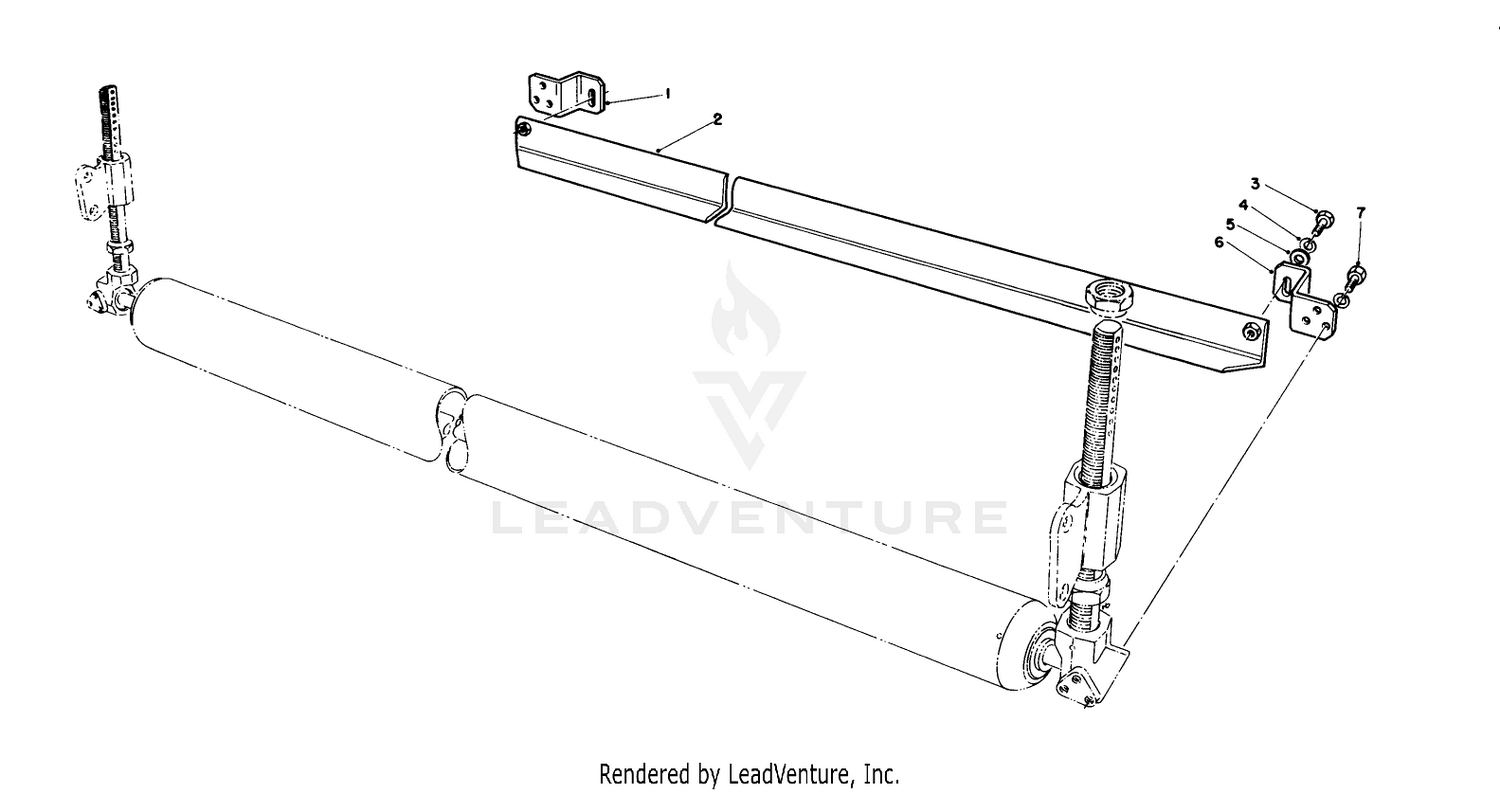 Rear Roller Scraper Kit No. 59-6090 (optional)