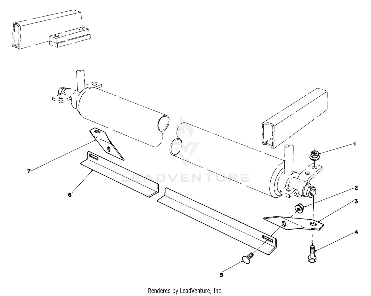 Rear Roller Scraper Kit No. 49-7400 (optional)