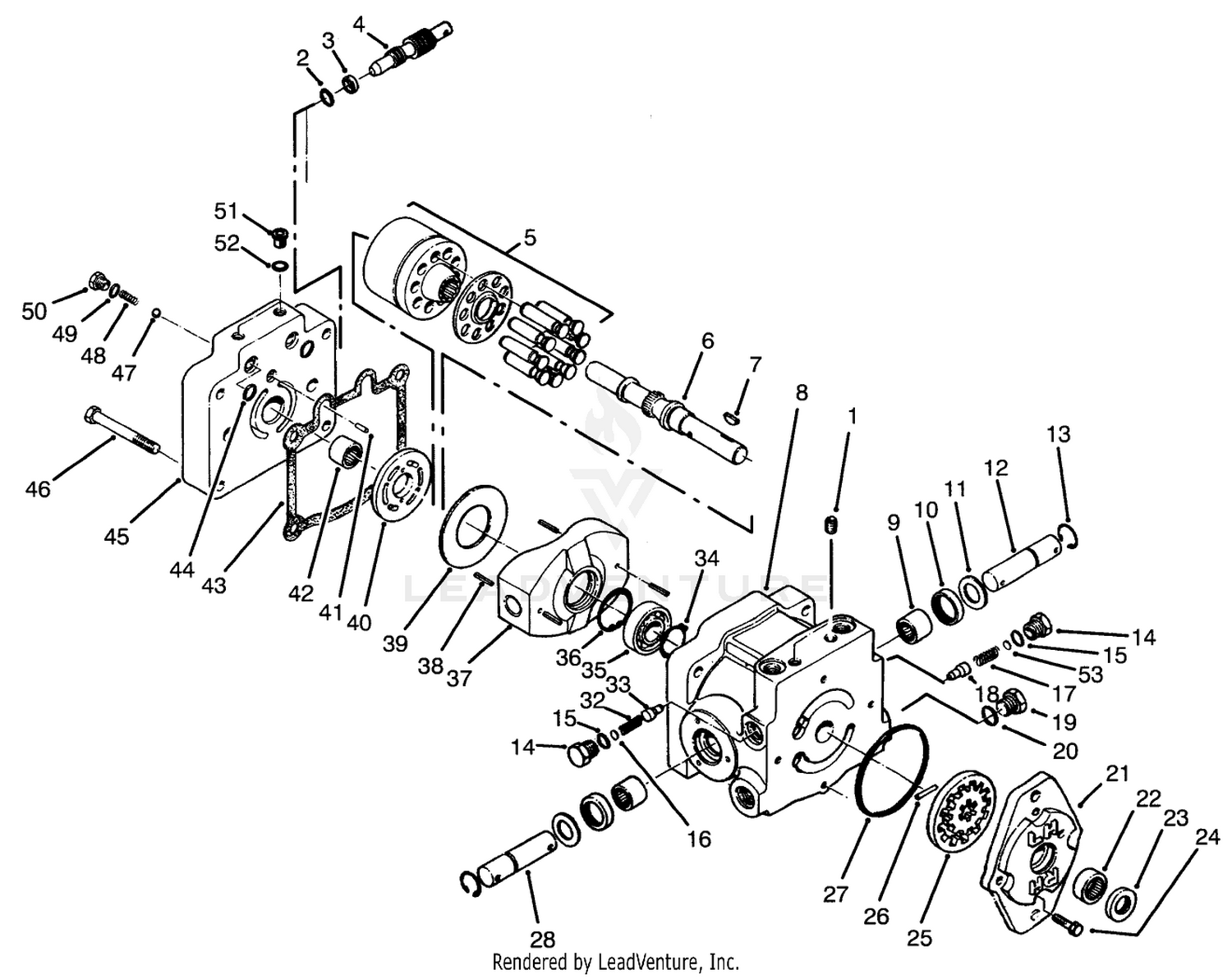 Hydraulic Pump Assembly No. 92-8790