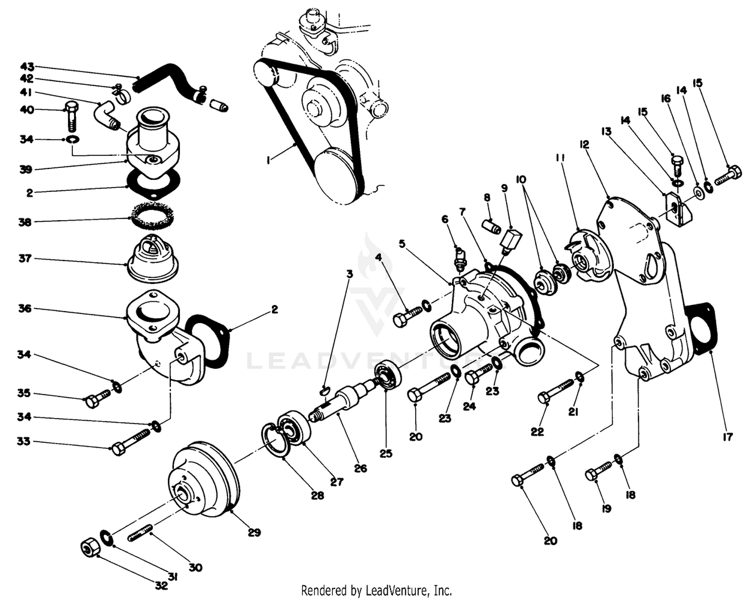 Water Pump Assembly