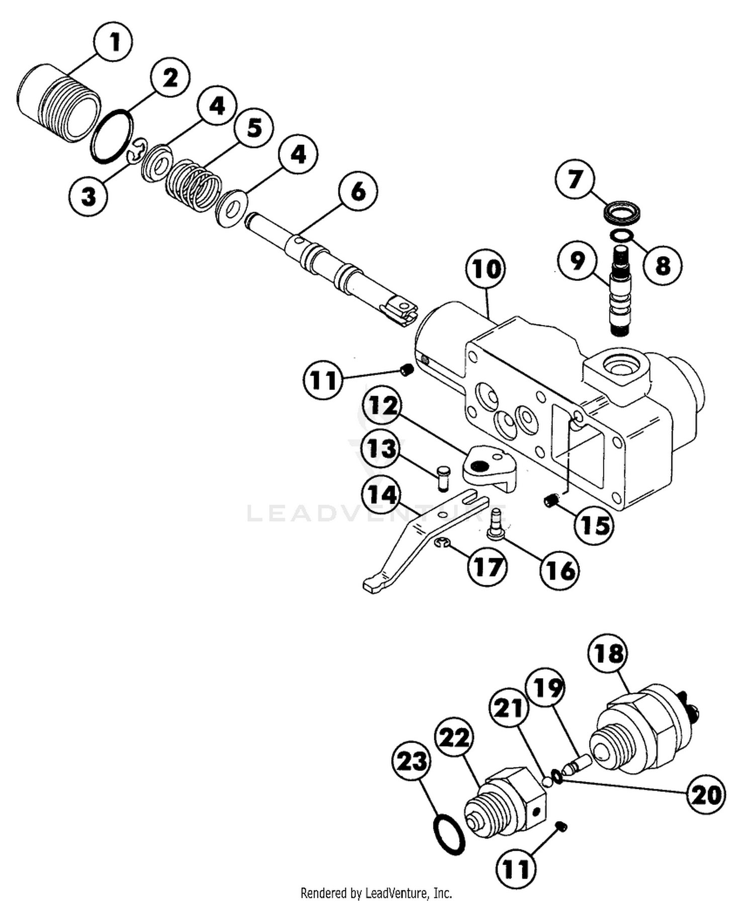 MANUAL SERVO CONTROL ASS-Y (93-6306)