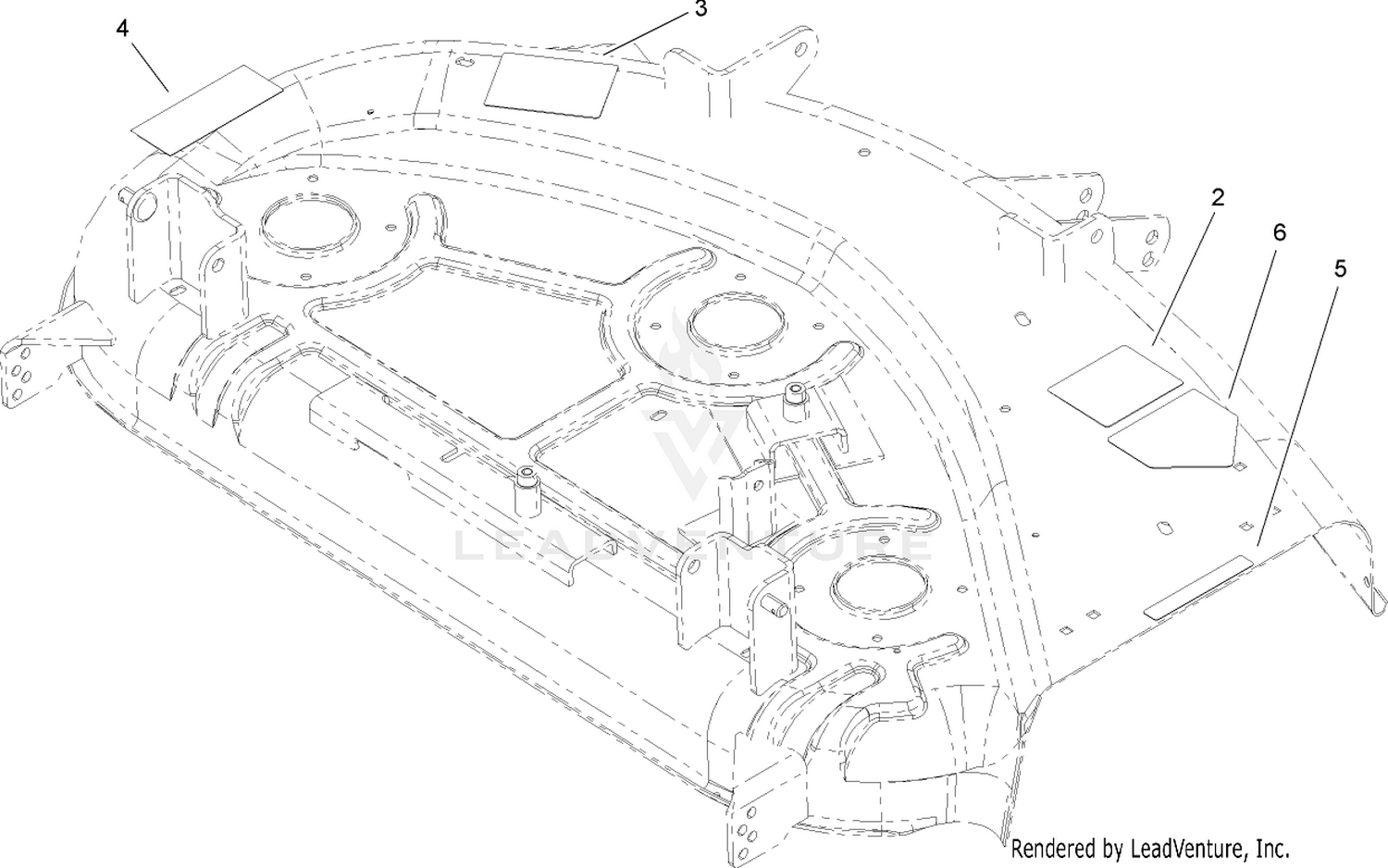 44 Inch Deck Assembly No. 105-1948