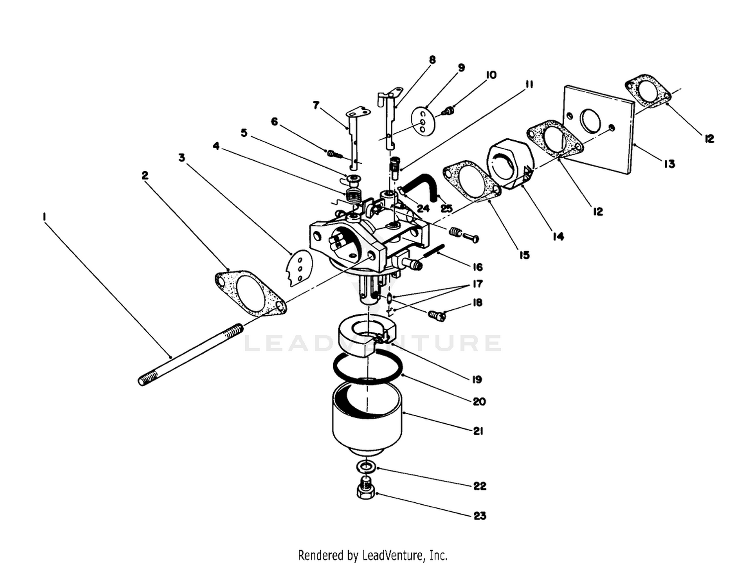 Carburetor Assembly (model No. 47ph7)