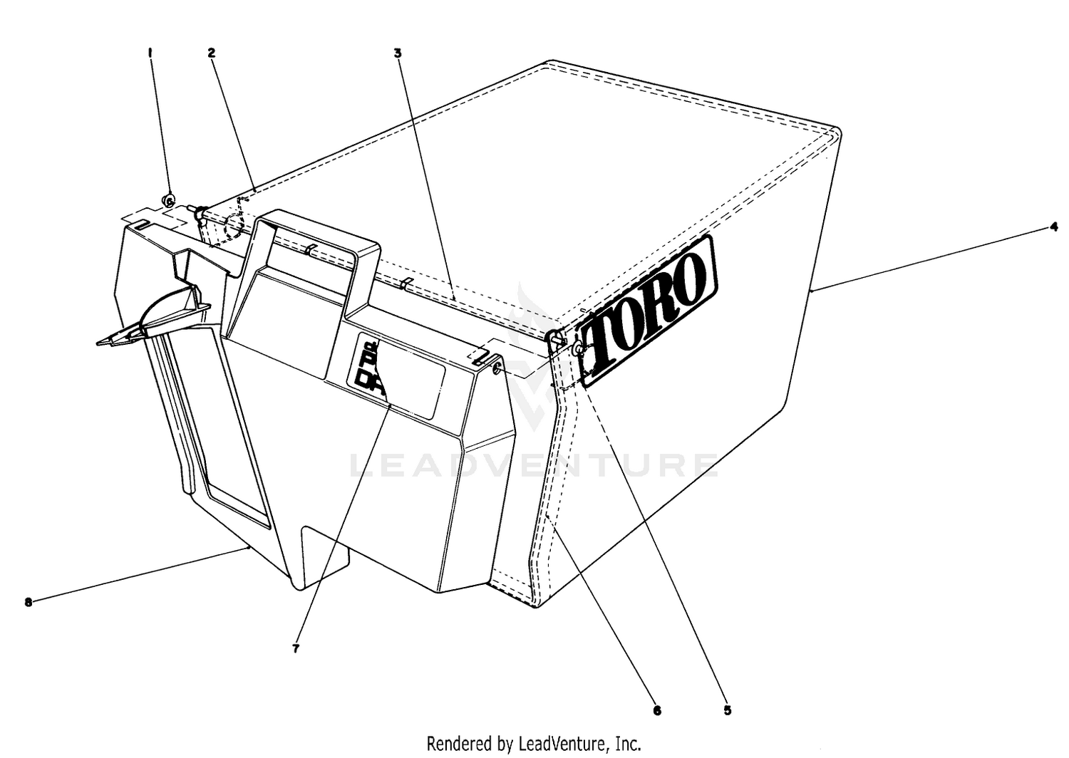 Grass Bag Assembly No. 11-0189