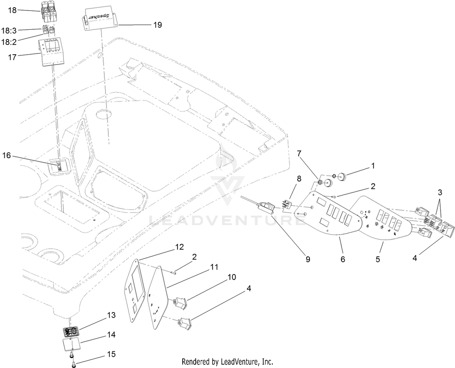 Switchplate and Fuseblock Assembly