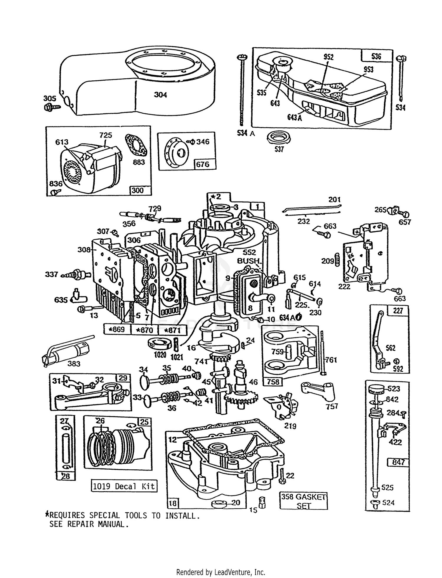 Briggs  Stratton Model No. 256707-0130-01