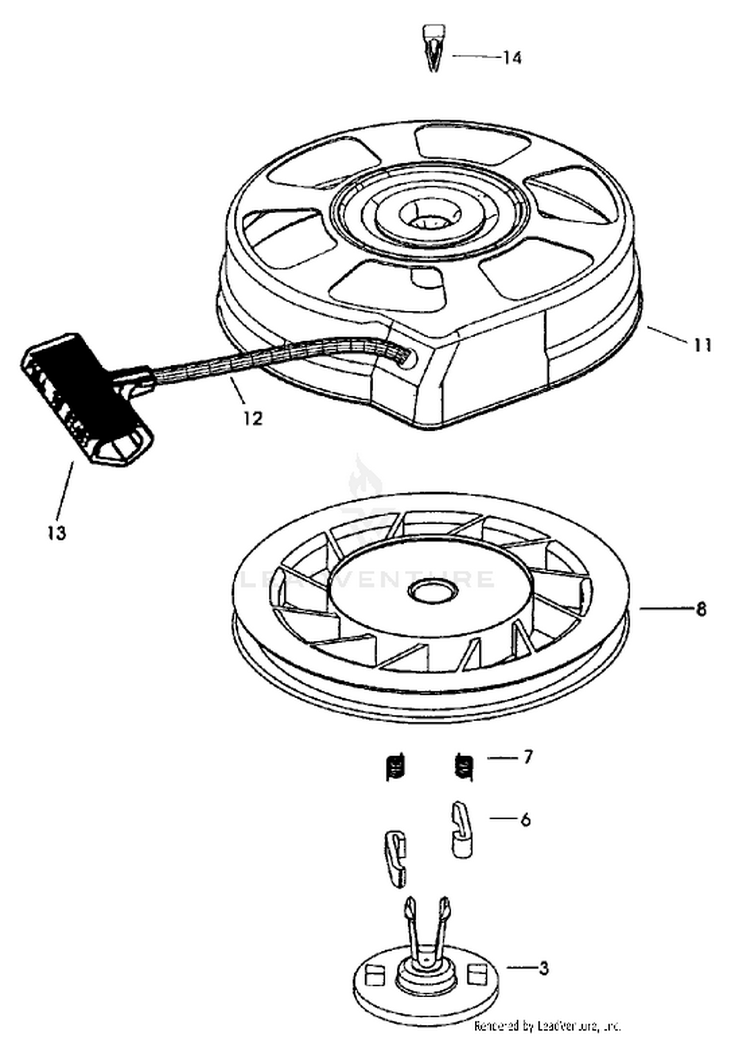 Recoil Starter No. 590739