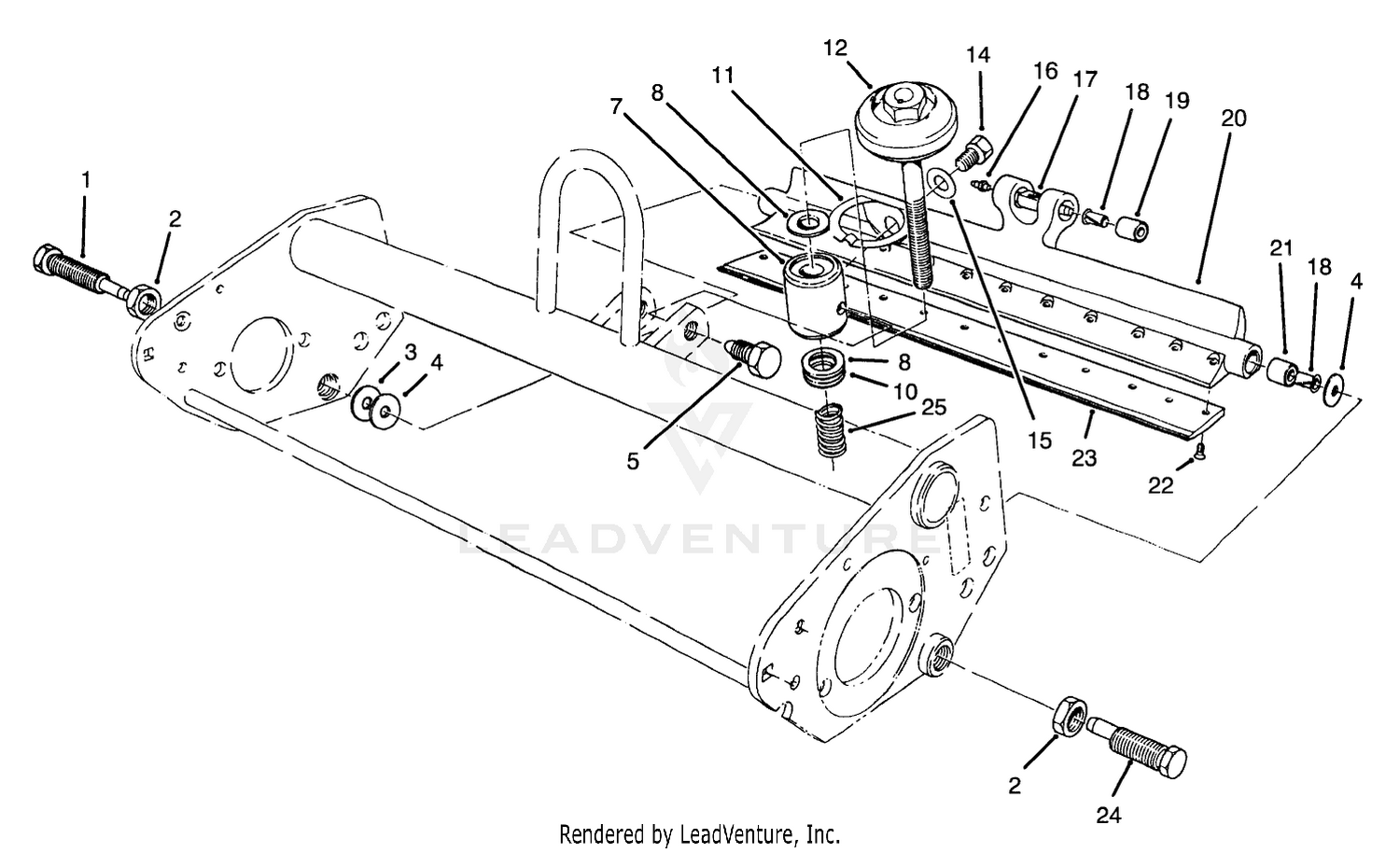 Bedbar Assembly