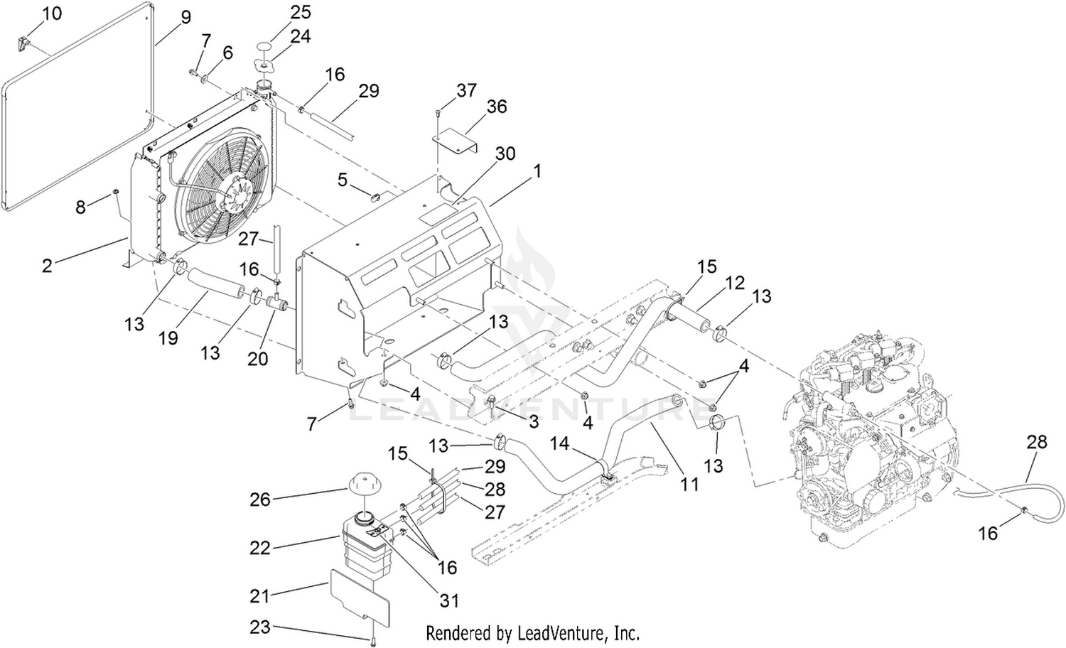 Cooling System Assembly