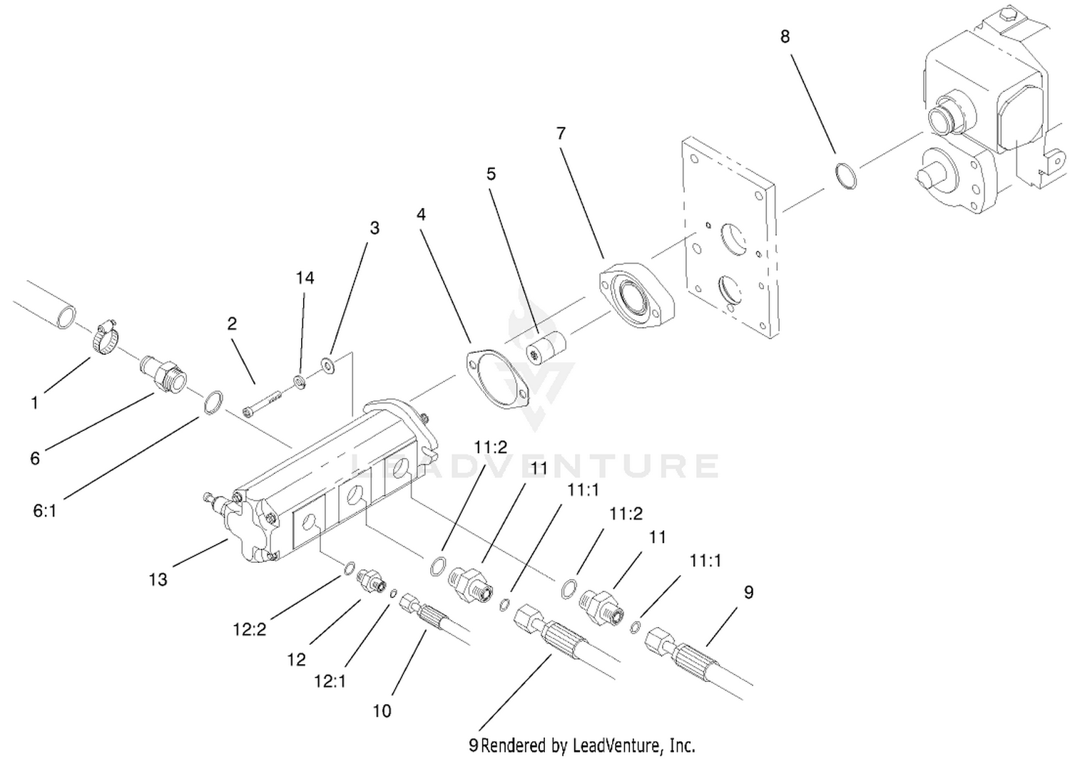 Gear Pump Installation Assembly