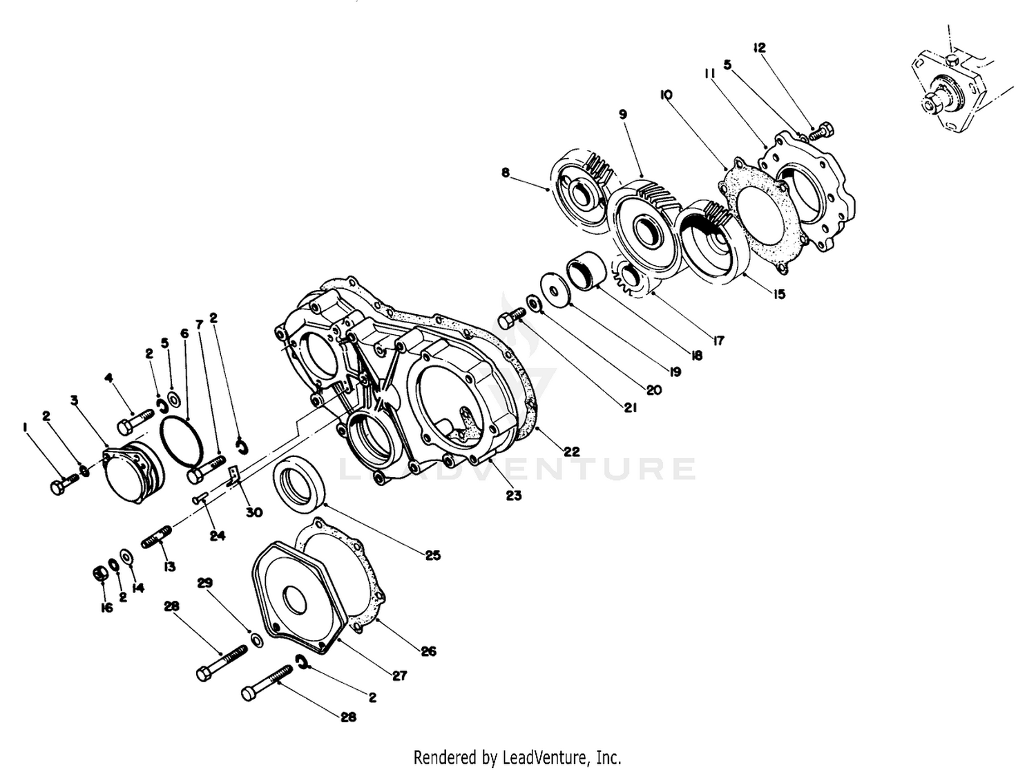 Timing Gear  Case Components